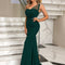 Rhinestone One-Shoulder Formal Dress