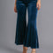 Umgee High Rise Elastic Waist Flare Pants